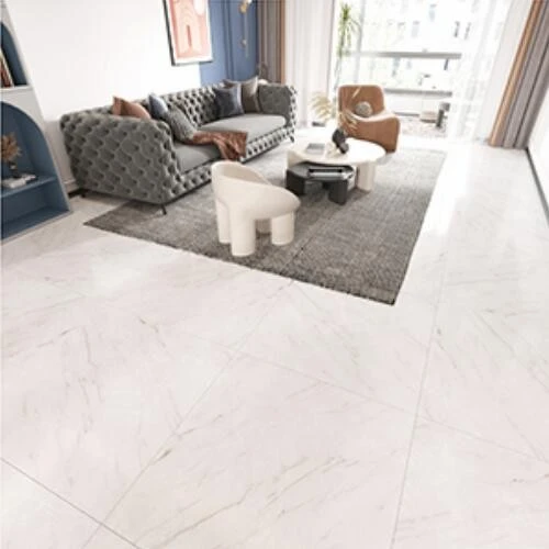 30*30cm self-adhesive floor, white marble pattern with black stripes, bedroom, kitchen, bathroom, living room, office, shopping mall interior decoration, floor renovation, rental house floor, old house renovation, cement grey retro detail image 1