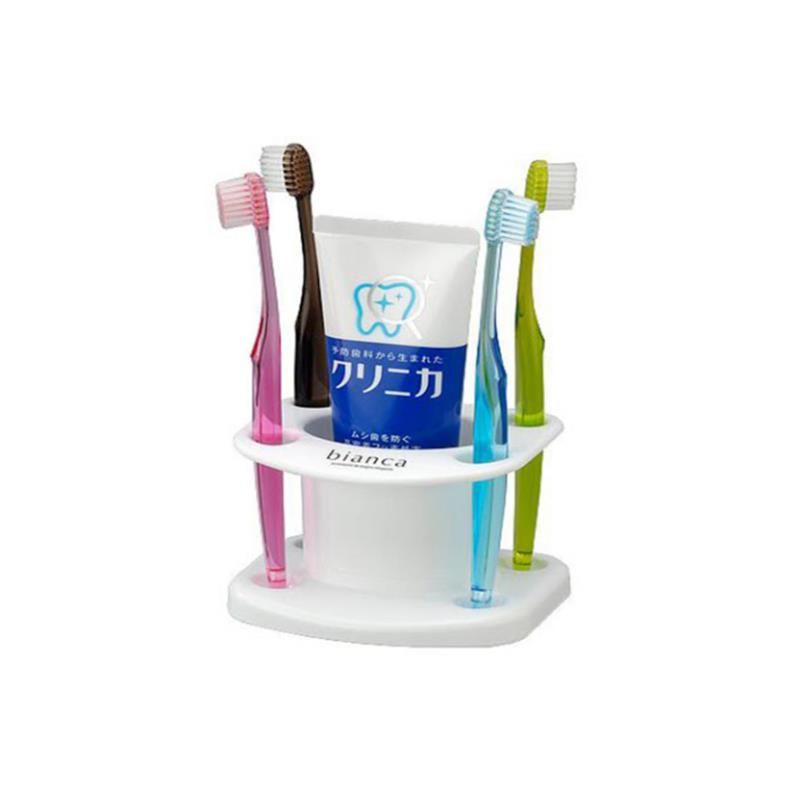 日本进口inomata牙刷架家庭用可放牙膏细节图