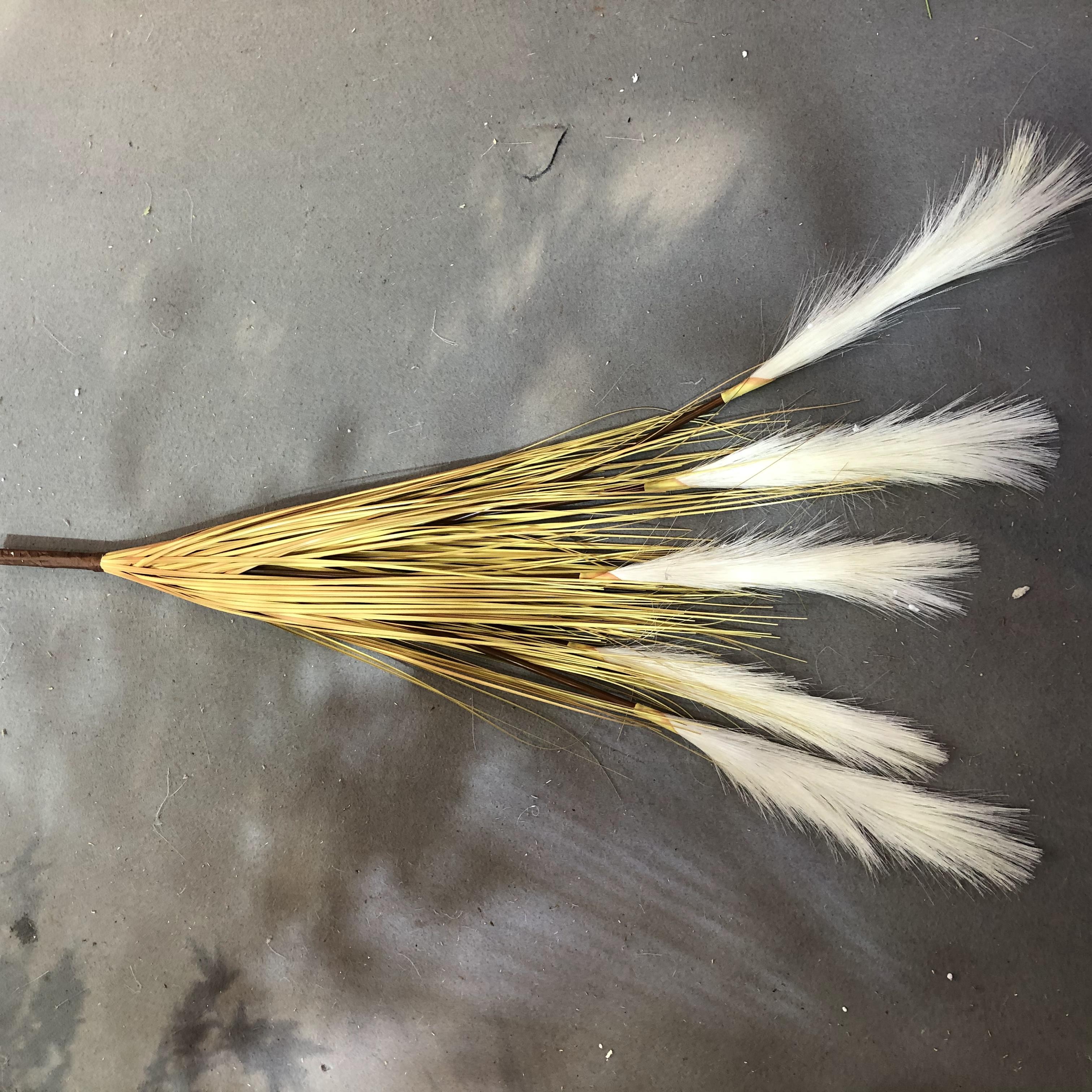 Artificial reeds, dog tails, onion grass, artificial flowers, large plant bonsai, Nordic decorative potted plants, indoor floor-standing green plants pic 11