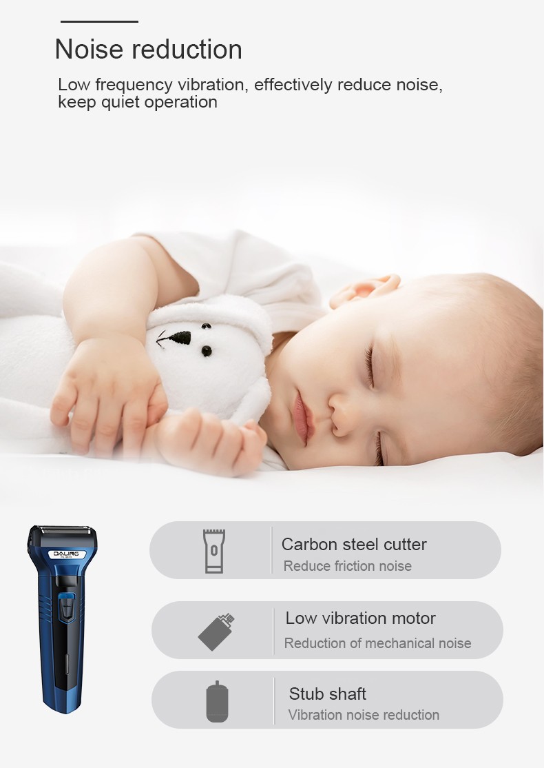 DALING-9016 Reciprocating electric rechargeable Razor, three-in-one multi-functional Hairdresser and nose hair remover for export wholesale detail image 9