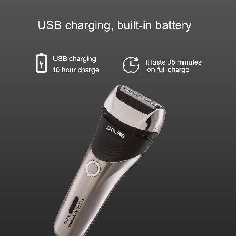 DALING-9008A electric shaver, reciprocating razor, rechargeable men's beard razor, wholesale for export details Picture