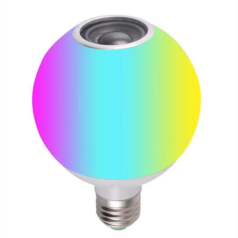 LED蓝牙音乐球泡灯泡遥控灯光APP控制七彩变色音乐球泡