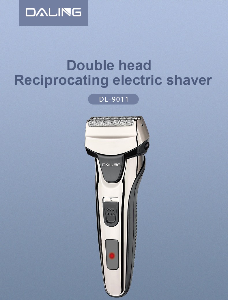 DALING-9011 men's razor, electric rechargeable, genuine, reciprocating beard blade, washable, wholesale for export detail image 1