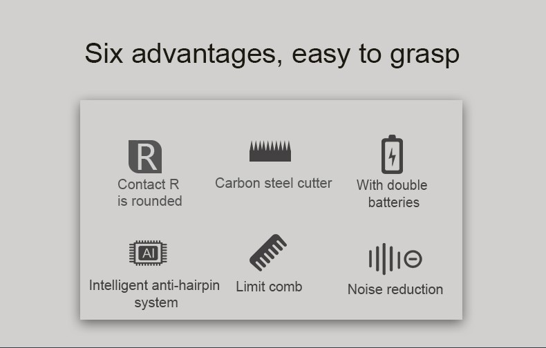 DALING-9013 Reciprocating electric rechargeable Razor, three-in-one multi-functional Hairdresser and nose hair remover for export wholesale detail image 2