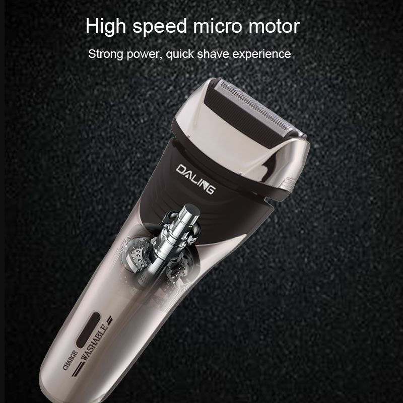 DALING-9008A electric shaver, reciprocating razor, rechargeable men's beard razor, wholesale for export Specification image