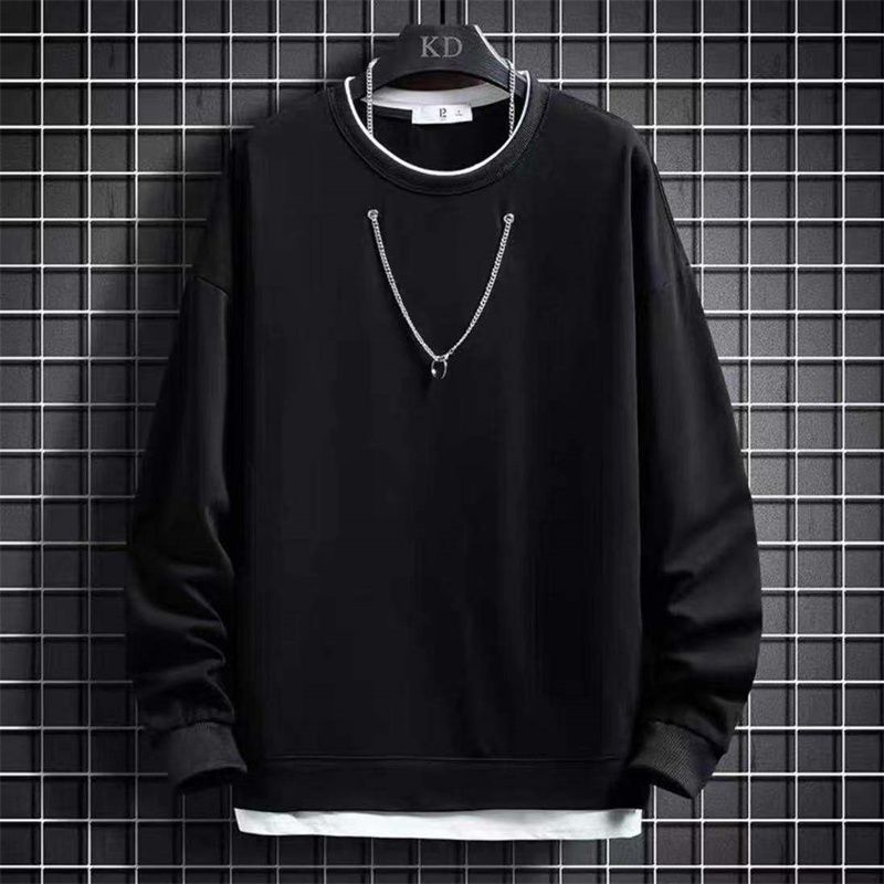 Summer middle-aged men's top short sleeve T-shirt cool youth cotton round neck loose large size trend shirt 45 thumbnail