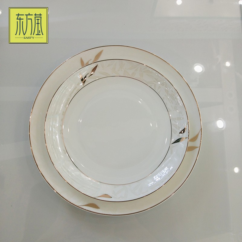 Ceramic tableware includes gift bowl sets, bowl sets, plate and dish sets, dowry bowls, home light luxury tableware sets, plate and bowl sets detail image 11