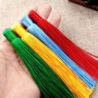 Tassel tassel pendant, metal Chinese knot fan pendant, small tassel, Chinese-style Hanfu lapel bookmark, tassel fan pendant, 48