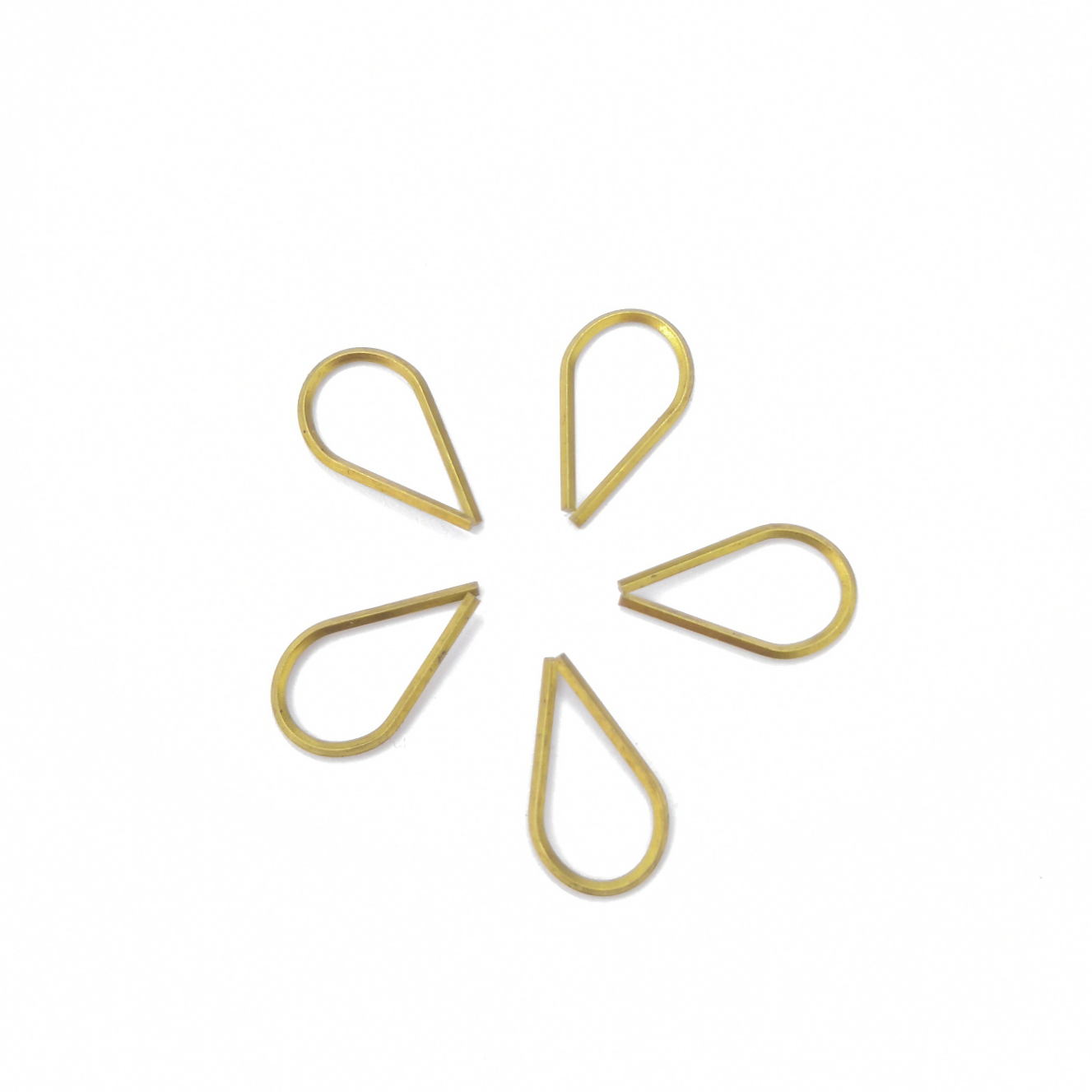 XM01056 Square copper wire diagonal water drop shape