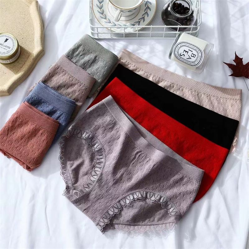 Seamless Back Sports Briefs Summer Comfort Breathable Comfort Underwear Women's Briefs 31