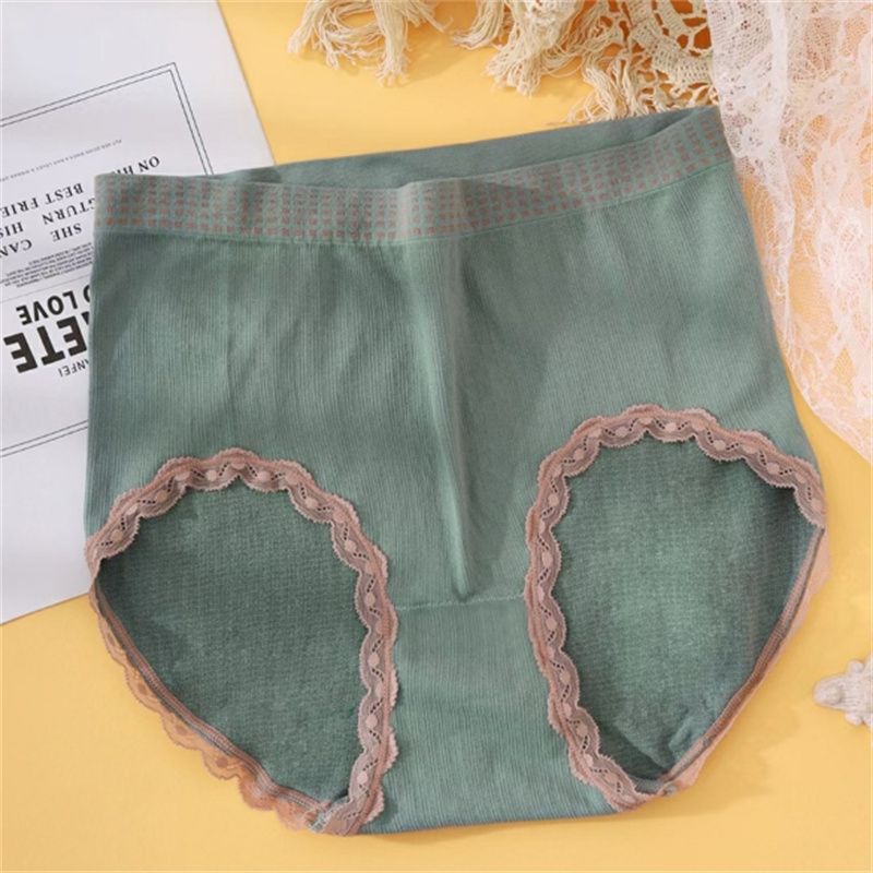 夏季薄内裤女士柔软亲肤无痕内裤中高腰舒适透气三角裤1
