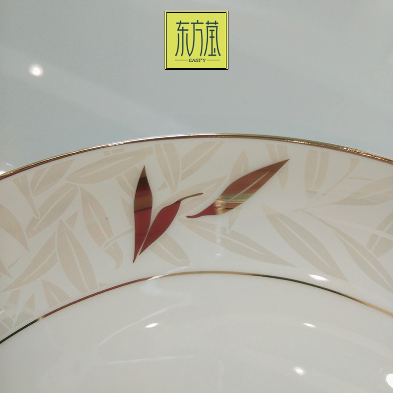 Ceramic tableware includes gift bowl sets, bowl sets, plate and dish sets, dowry bowls, home light luxury tableware sets, plate and bowl sets detail image 6
