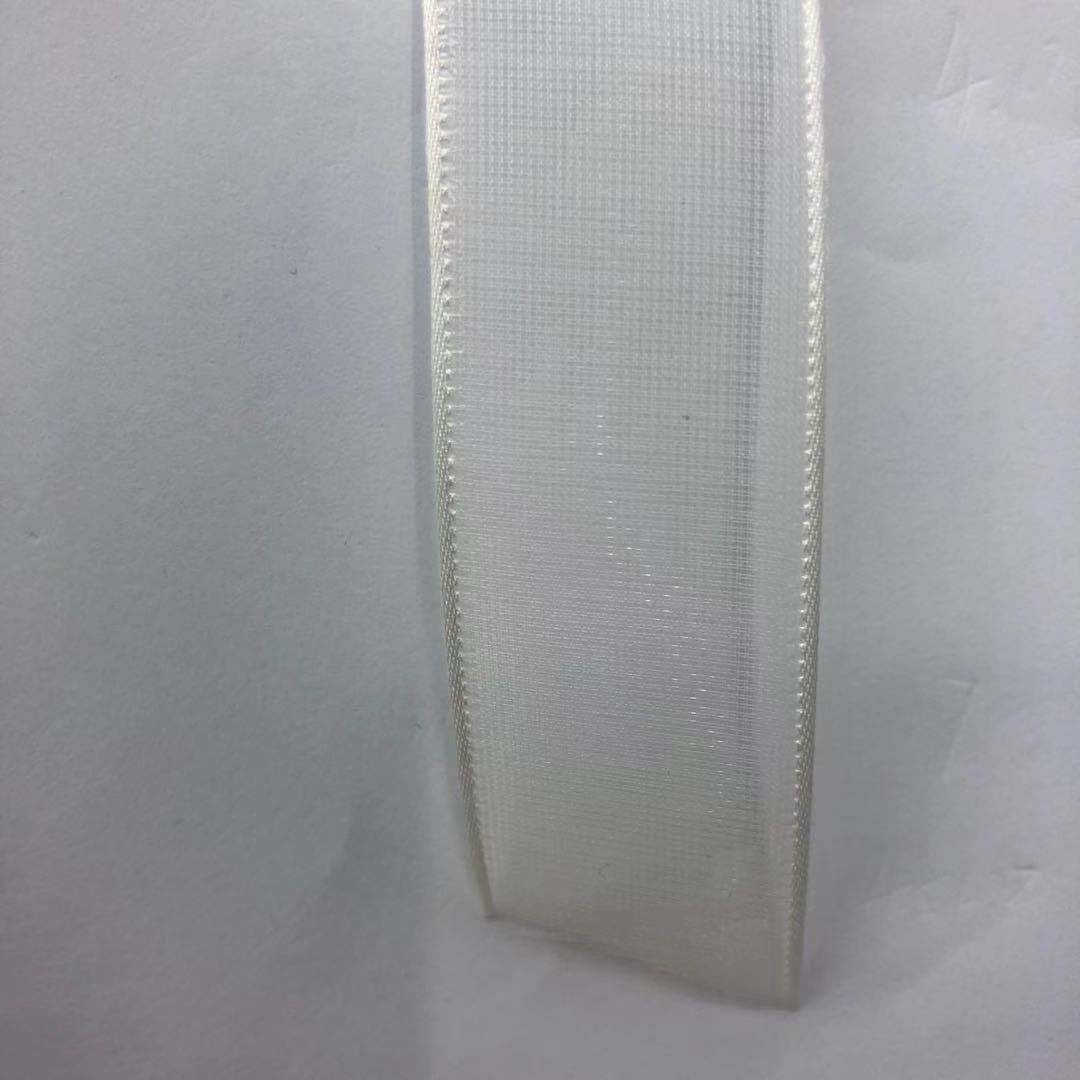 GM210207-016#1公分透明网纱织带-白色