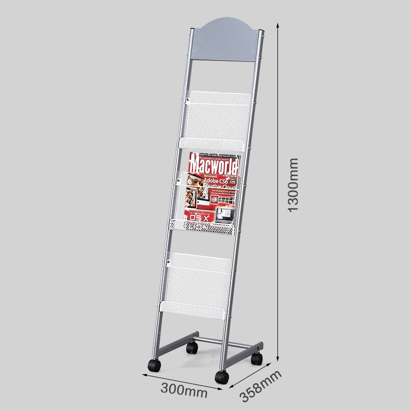 杂志架报刊架期刊架书报架移动杂志架展示架广告架详情图2