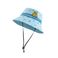 VVC儿童渔夫帽（小黄鸭联名-星座系列）印花短檐花卉夏季遮阳帽子   蓝图