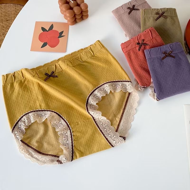 夏季薄内裤女士柔软亲肤无痕内裤中高腰舒适透气纯棉裆32