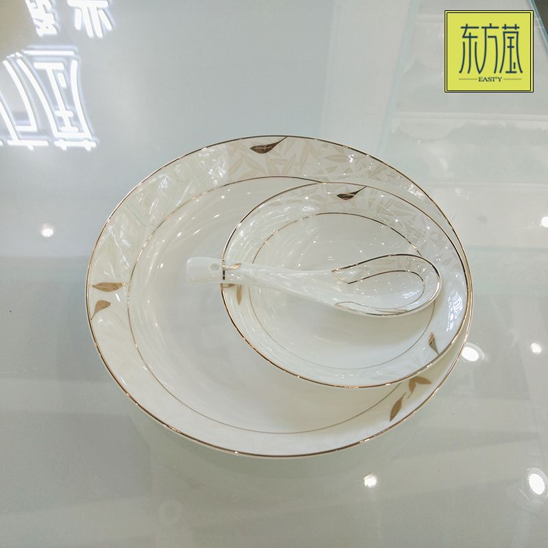 Ceramic tableware includes gift bowl sets, bowl sets, plate and dish sets, dowry bowls, home light luxury tableware sets, plate and bowl sets