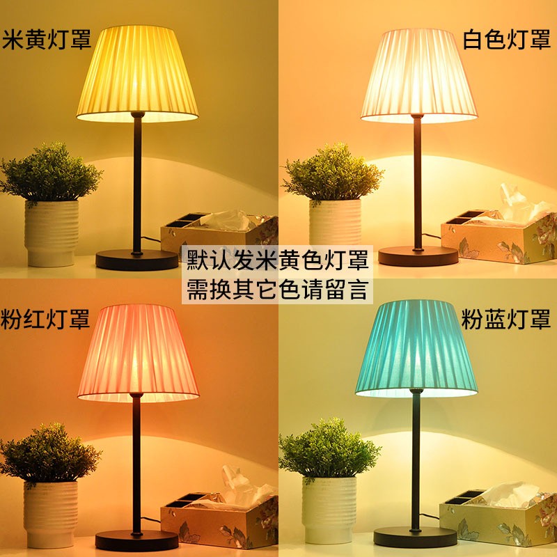 LED table lamp, LED fabric table lamp, LED night light detail image 2
