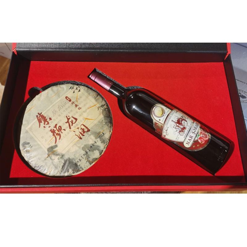 集颜酒庄两只装茶酒礼 盒详情图2