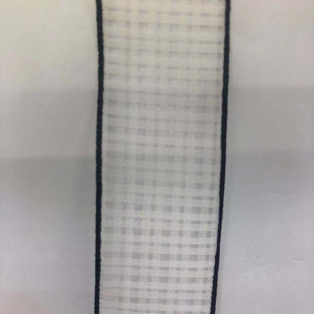 GM210201-005#1公分纯色网纱加边织带