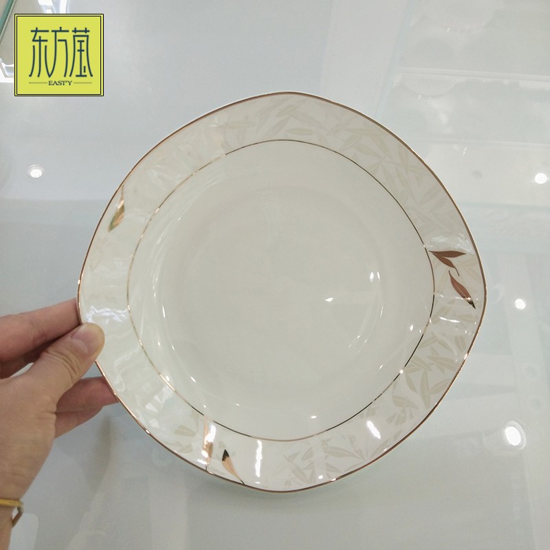 Ceramic tableware includes gift bowl sets, bowl sets, plate and dish sets, dowry bowls, home light luxury tableware sets, plate and bowl sets detail image 9