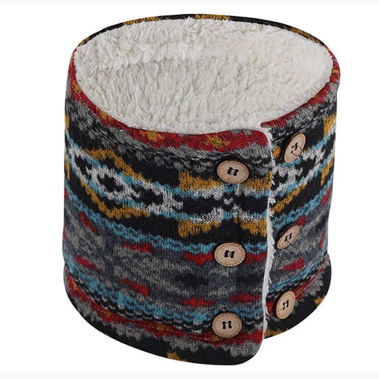 Jane Eyre Siyuan adult thickened and fleece warm and fashionable scarf, hat and head cover Amazon cross-border scarf wholesale Specification image