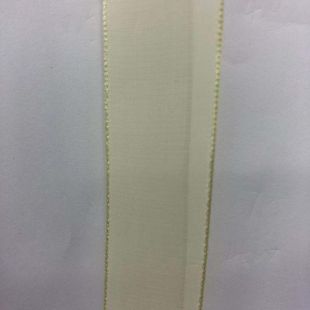 GM210207-015#1公分透明网纱织带-黄色