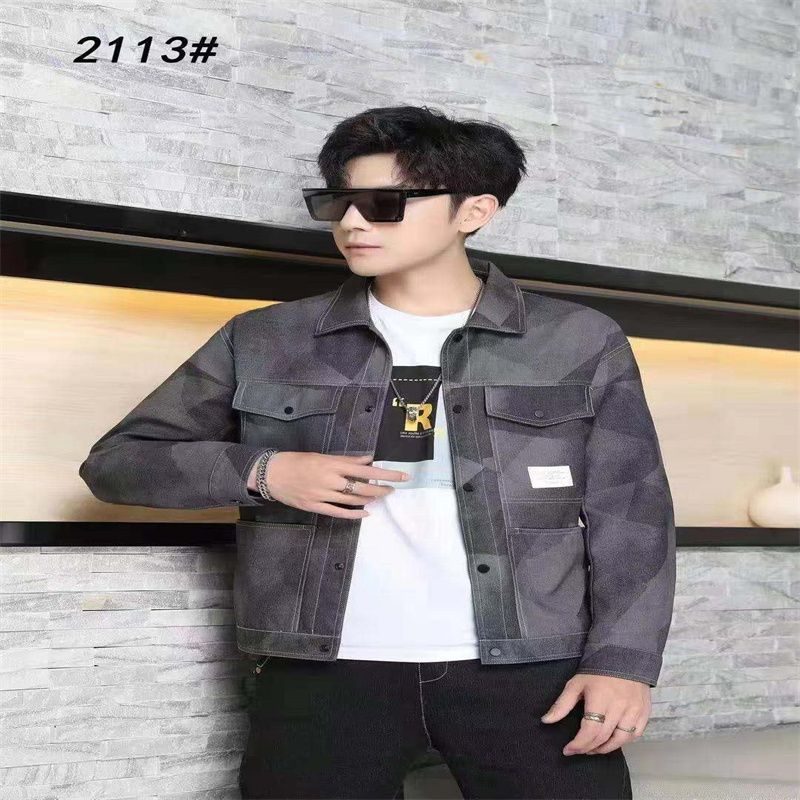 Summer middle-aged men's top short sleeve T-shirt Cool youth cotton crew-neck printed base shirt 55