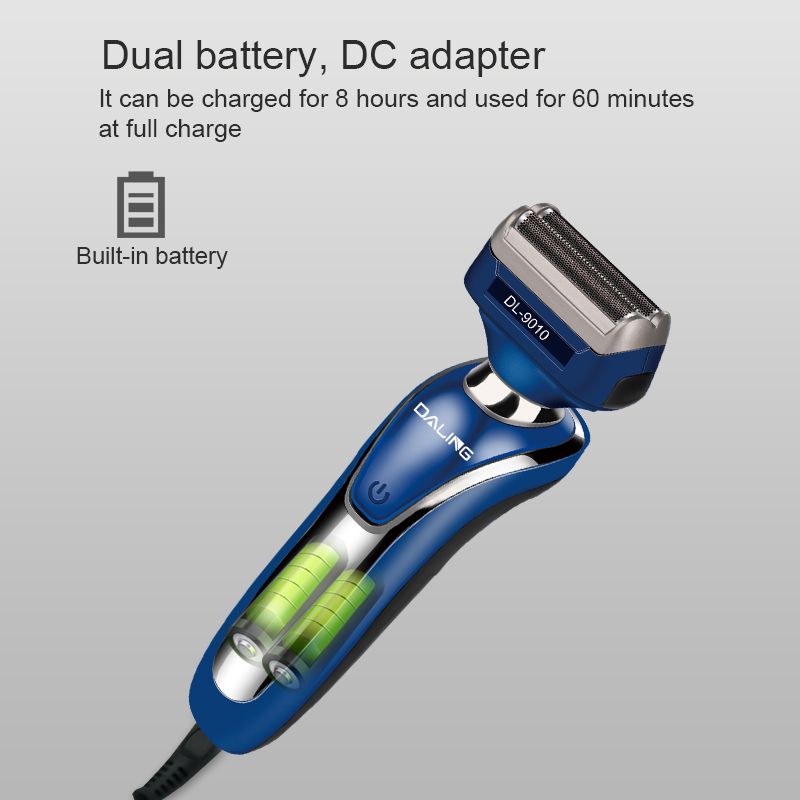 DALING-9010 Reciprocating electric rechargeable Razor, three-in-one multi-functional Hairdresser and nose hair remover for export wholesale details Picture