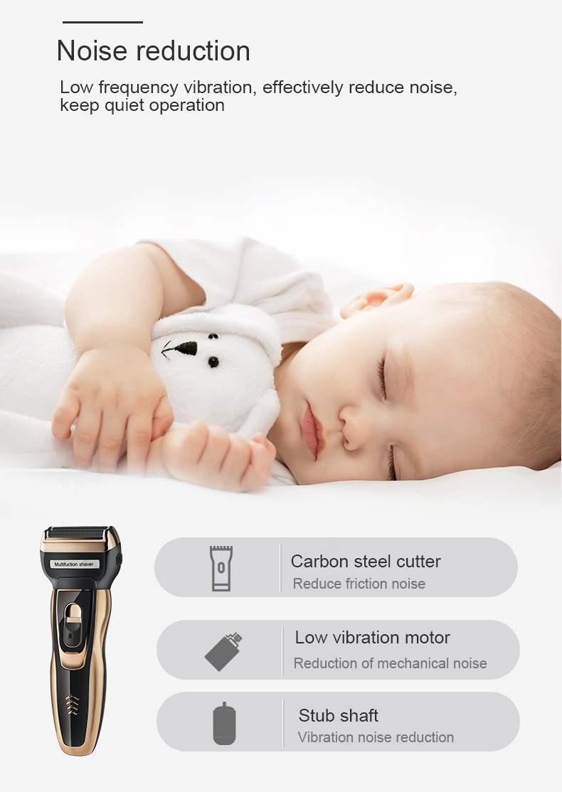 DALING-9007 Three-in-one Shaver, Reciprocating Multi-functional electric Hairdresser, Nose hair Razor, rechargeable razor, Cross-border wholesale detail image 9