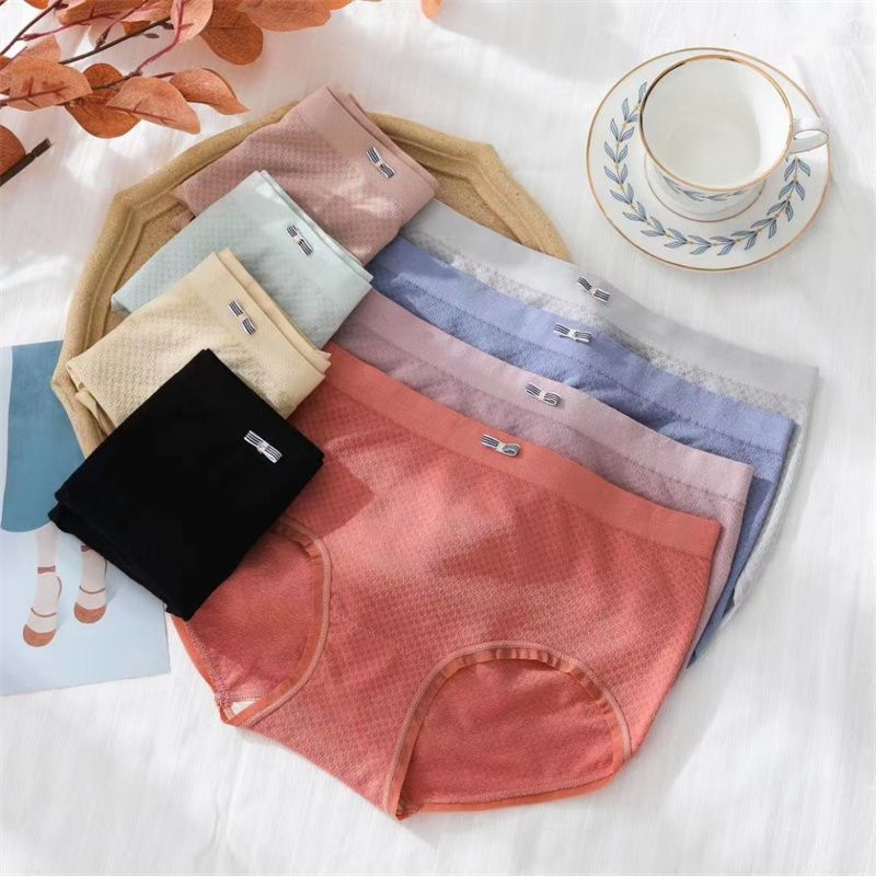Seamless Back Sports Briefs Summer Comfort Breathable Comfort Underwear Women's Briefs 11