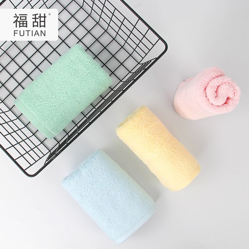 Yiwu Quality Products - Futian Pure Cotton Towel and Bath Towel Set, high-end fish-scale wool color random 1 bath towel +2 towels Specification image