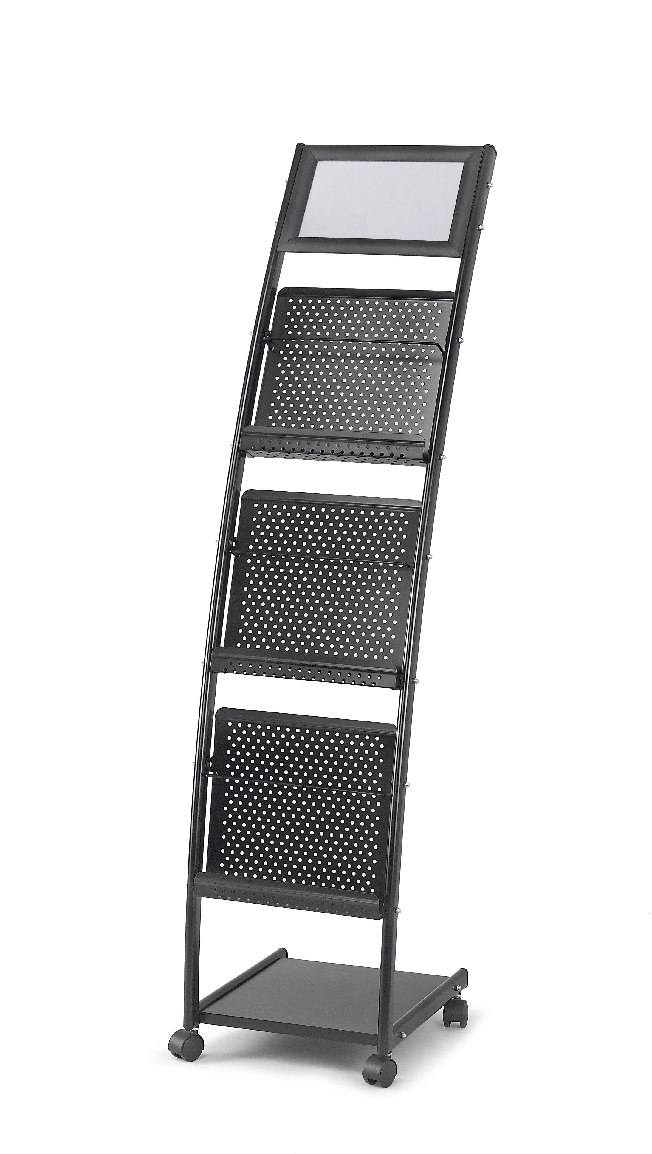 杂志架书报架广告展架报刊架期刊架书报架移动杂志架展示架广告架详情图1