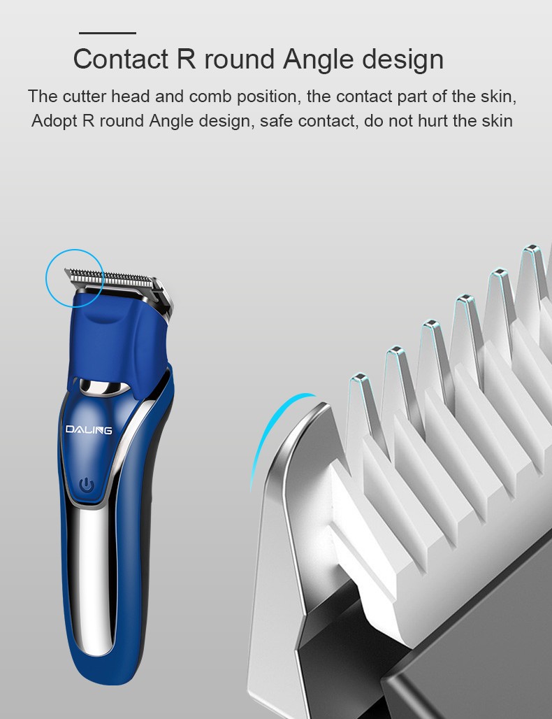 DALING-9009 Reciprocating electric rechargeable razor, three-in-one multi-functional hairdresser and nose hair remover for export wholesale detail image 7