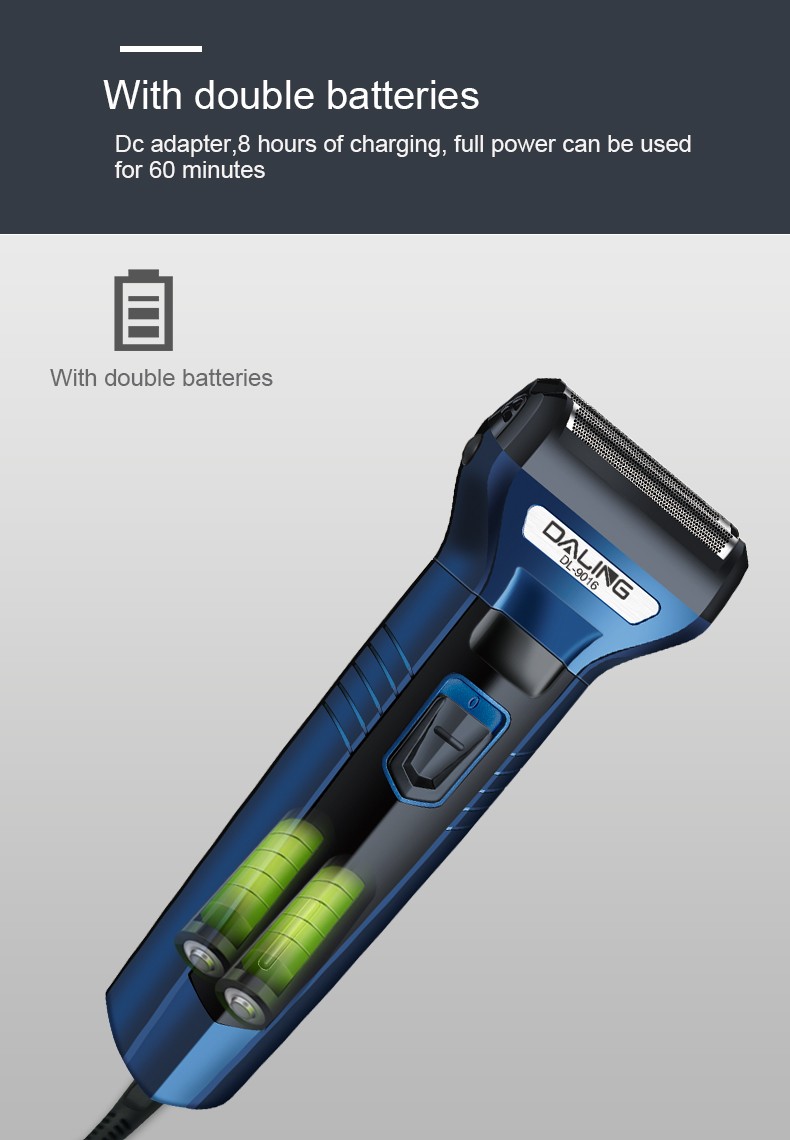 DALING-9016 Reciprocating electric rechargeable Razor, three-in-one multi-functional Hairdresser and nose hair remover for export wholesale detail image 5