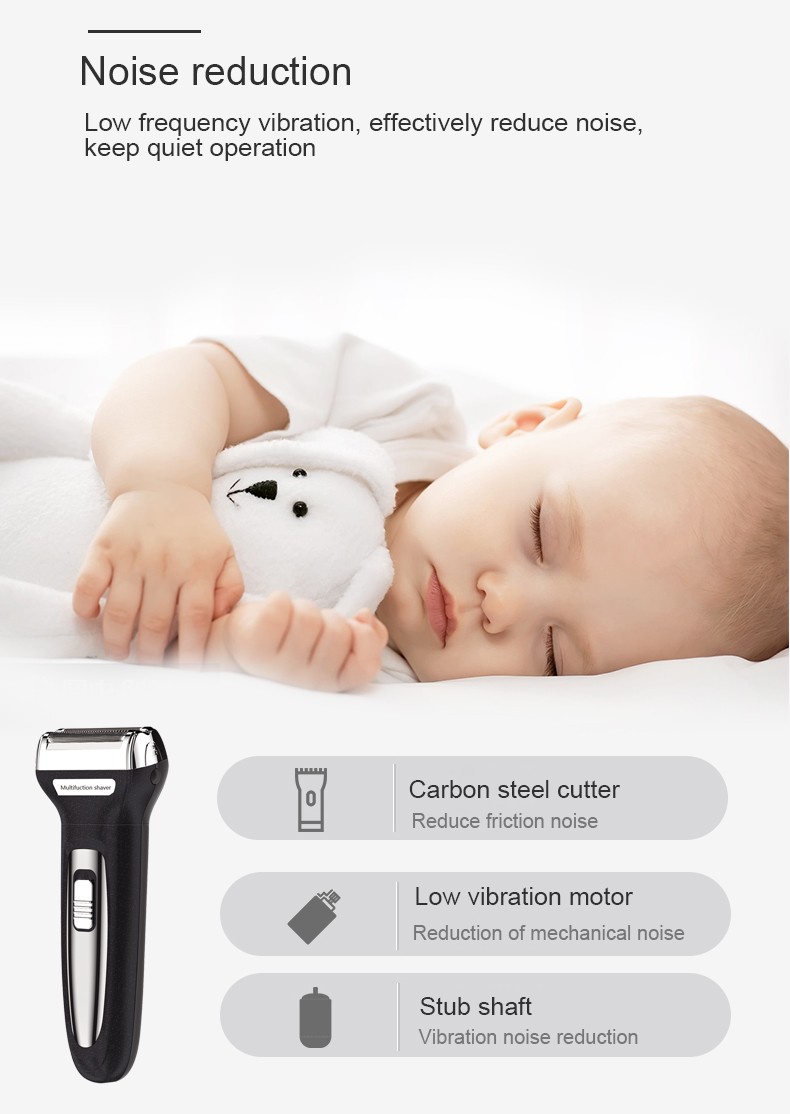 DALING-9013 Reciprocating electric rechargeable Razor, three-in-one multi-functional Hairdresser and nose hair remover for export wholesale detail image 9