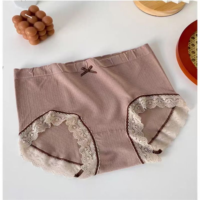 夏季薄内裤女士柔软亲肤无痕内裤中高腰舒适透气纯棉裆33