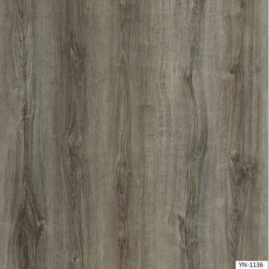 SPC gray wood grain lock floor 4mm shopping mall, supermarket, living room, bedroom, office, moisture-proof, waterproof, insect-proof, flame-retardant home improvement floor renovation