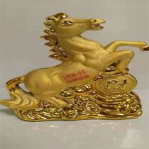South Thailand Wanma Pentium gold-plated piggy bank opening gift home living room large decoration