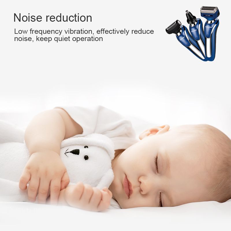 DALING-9009 Reciprocating electric rechargeable razor, three-in-one multi-functional hairdresser and nose hair remover for export wholesale Specification image