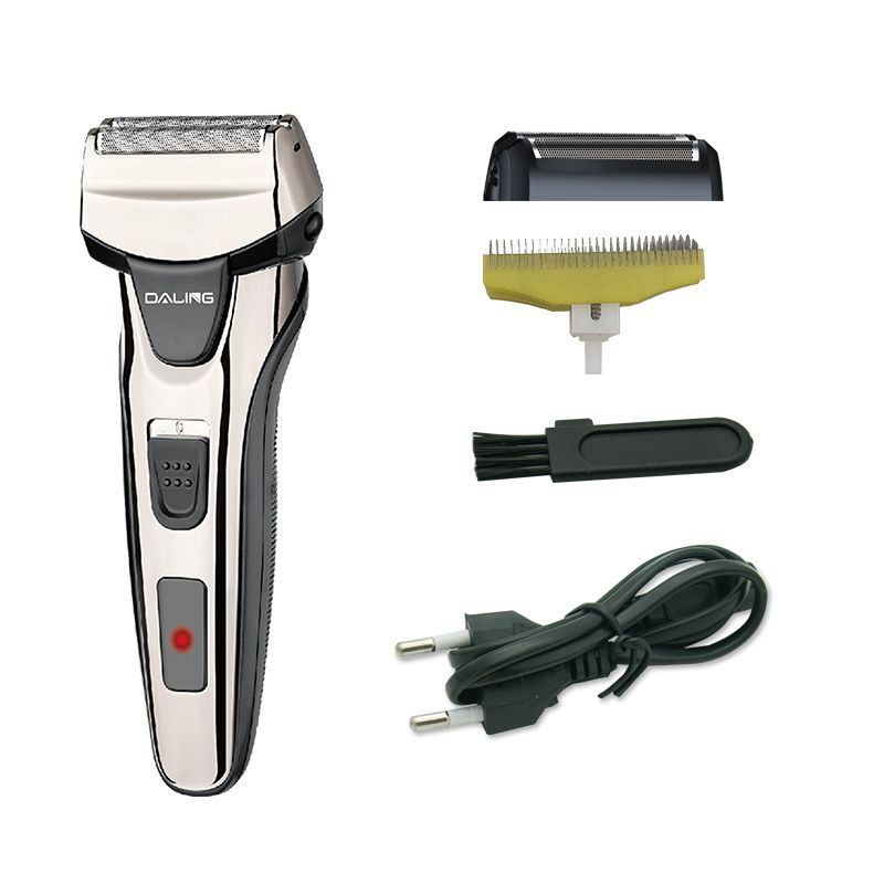 DALING-9011 men's razor, electric rechargeable, genuine, reciprocating beard blade, washable, wholesale for export Specification image