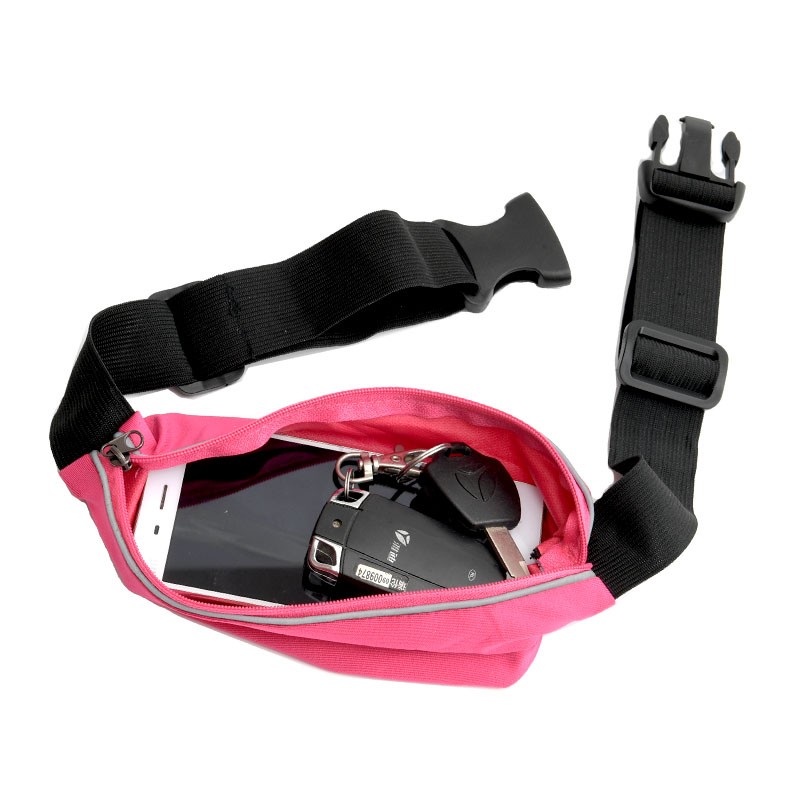 In-stock invisible sports waist bag, outdoor running phone belt, elastic waterproof fitness cycling phone case, reflective pic 10
