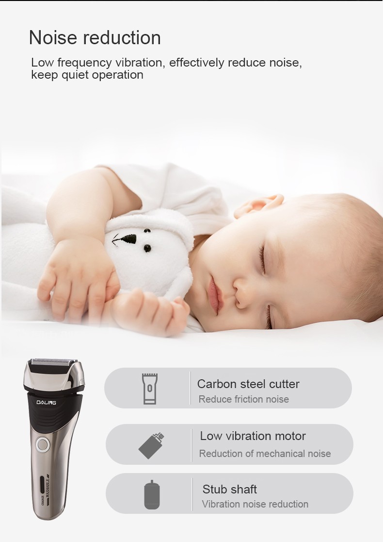DALING-9008A electric shaver, reciprocating razor, rechargeable men's beard razor, wholesale for export detail image 7