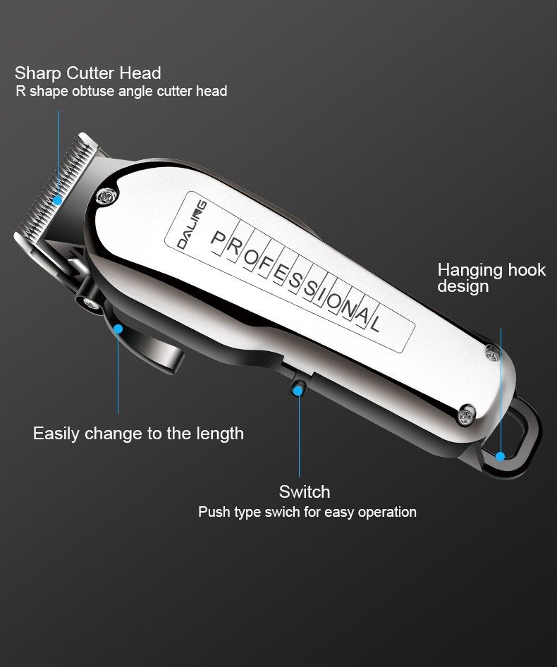DALING-1162 Oil-head engraved electric clippers, hair clippers, professional hair salon hair scissors, gradient hair clippers, trimming edges, wholesale of electric clippers and electric clippers for shaving heads detail image 9