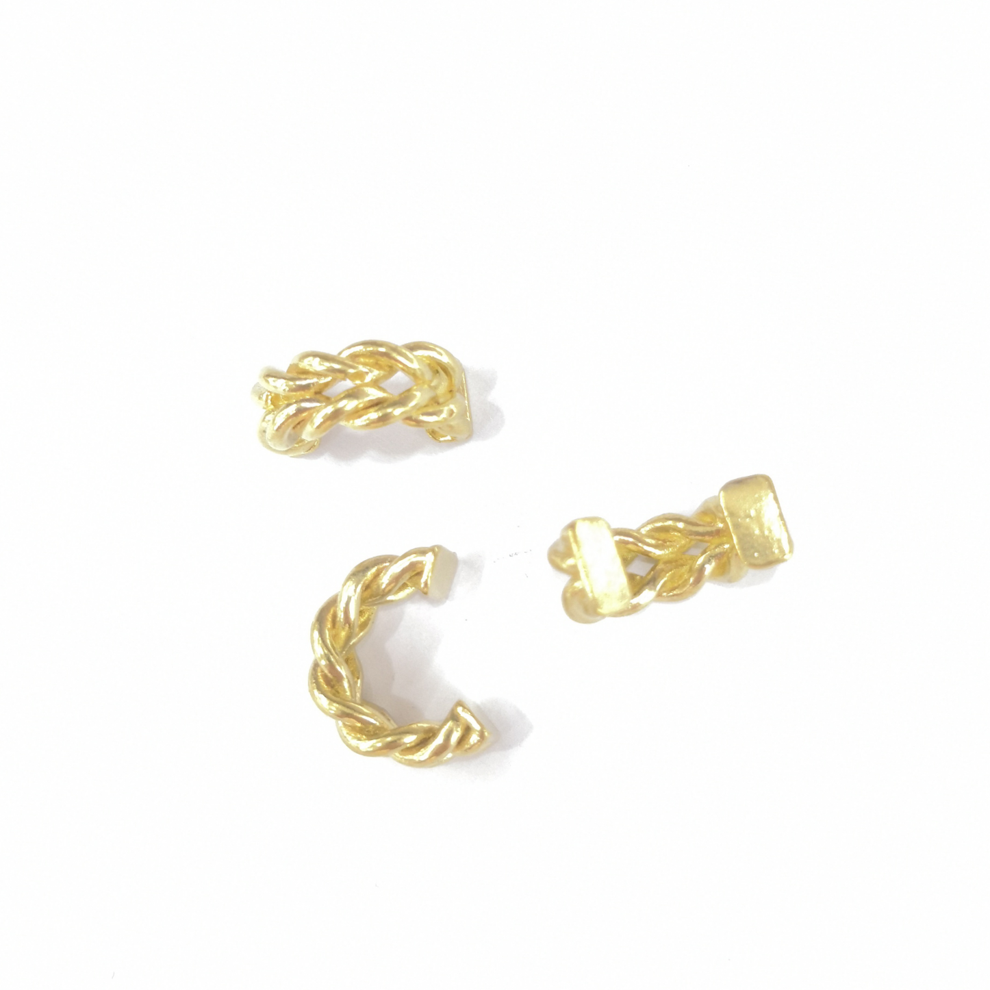 MW00039 Cast copper 4 round copper wire twist C word
