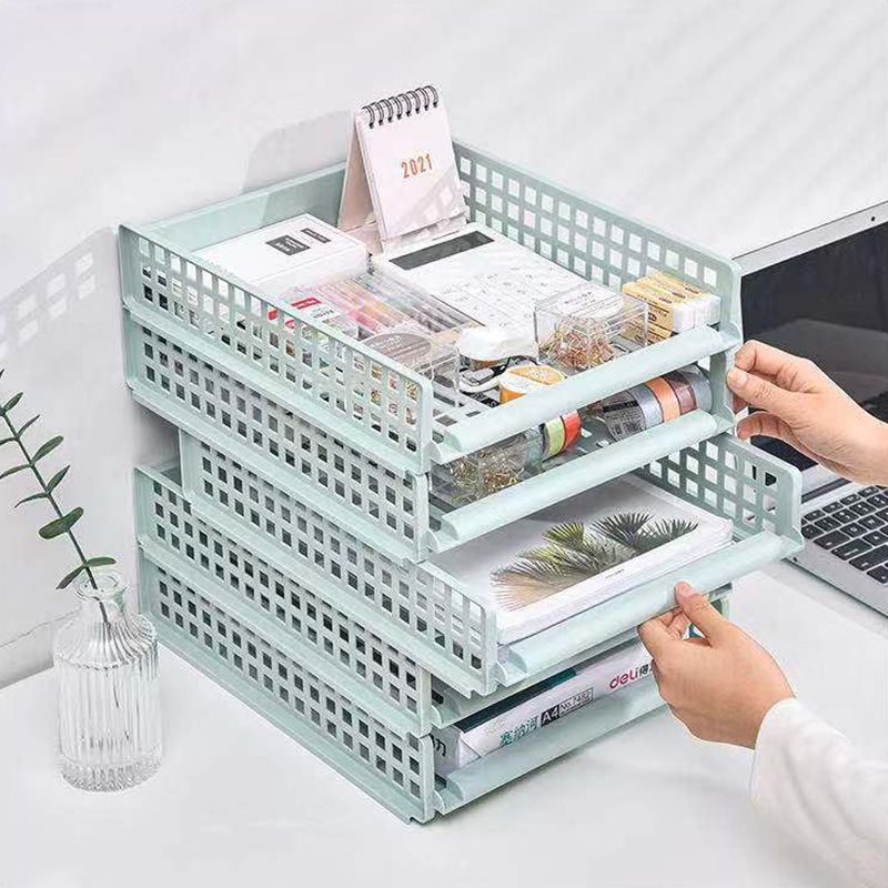 Large wardrobe storage basket, pull-out clothes storage basket, drawer-type household storage basket, simple 28.5*35*7 details Picture