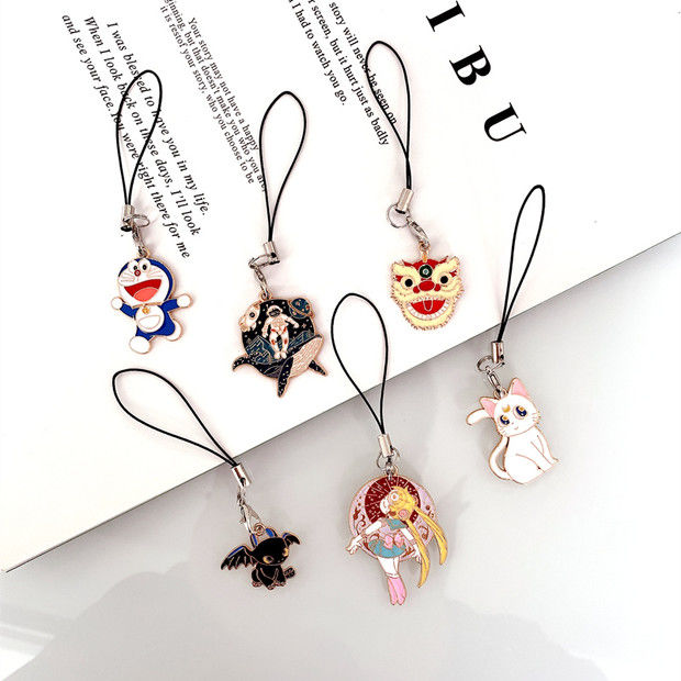 Alloy Cat phone chain series 1