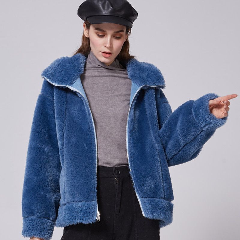 The best-selling fashionable and casual women's clothing faux fur short jacket in 2021
