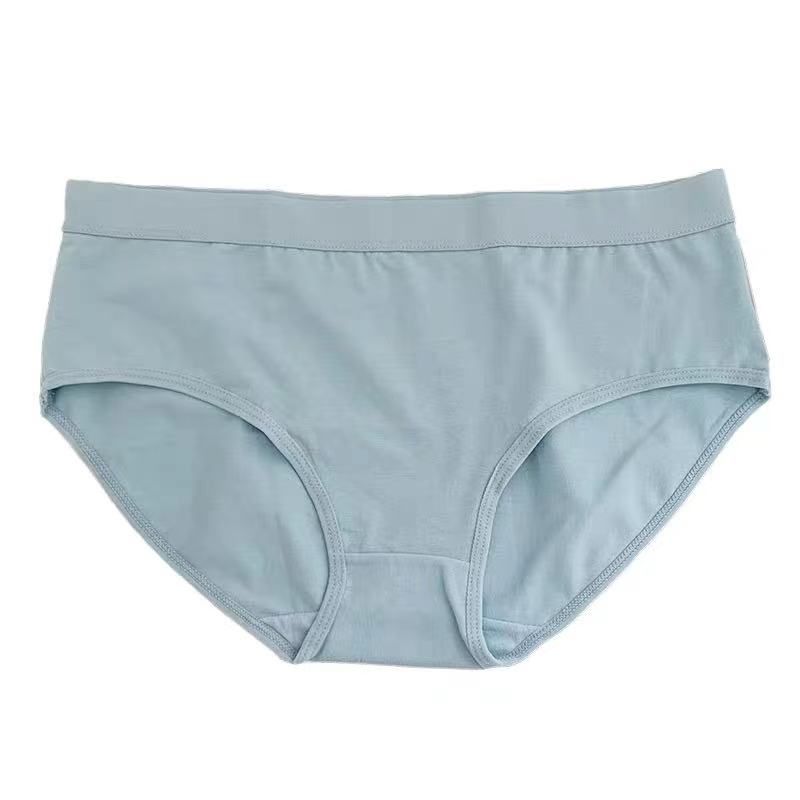 Seamless Underwear Female Cotton Antibacterial Graphene Summer Middle Waist Little Girls Cotton Thin Japanese Triangle Shorts Head K047