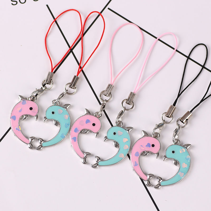 Alloy Dolphin phone chain series mixed 8